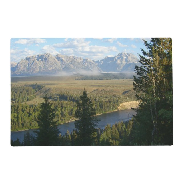 Jackson Hole Mountains and River Placemat (Front)