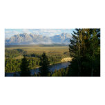 Jackson Hole Mountains and River Poster