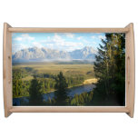 Jackson Hole Mountains and River Serving Tray