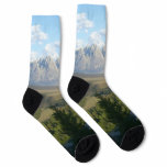 Jackson Hole Mountains and River Socks