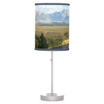 Jackson Hole Mountains and River Table Lamp