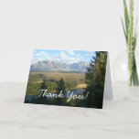 Jackson Hole Mountains and River Thank You Card