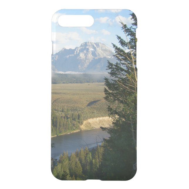 Jackson Hole Mountains and River Uncommon iPhone Case (Back)