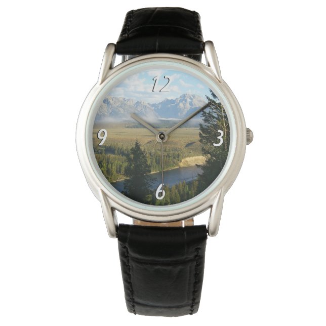 Jackson Hole Mountains and River Watch (Front)