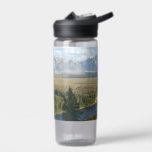 Jackson Hole Mountains and River Water Bottle