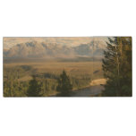 Jackson Hole Mountains and River Wood Flash Drive
