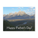Jackson Hole Mountains Father's Day Card