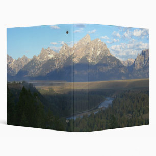 Jackson Hole Mountains (Grand Teton National Park) 3 Ring Binder