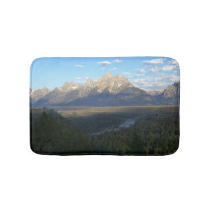 Jackson Hole Mountains (Grand Teton National Park) Bath Mat