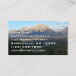 Jackson Hole Mountains (Grand Teton National Park) Business Card
