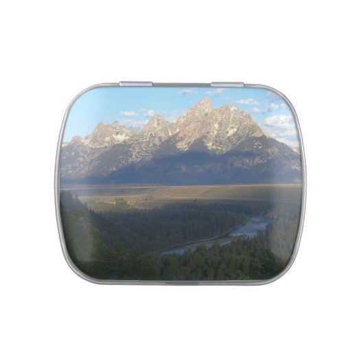 Jackson Hole Mountains (Grand Teton National Park) Candy Tin (Top)