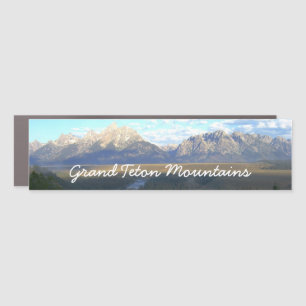 Jackson Hole Mountains (Grand Teton National Park) Car Magnet