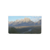 Jackson Hole Mountains (Grand Teton National Park) Checkbook Cover (Front)