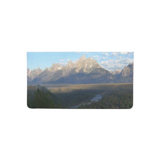 Jackson Hole Mountains (Grand Teton National Park) Checkbook Cover (Front)