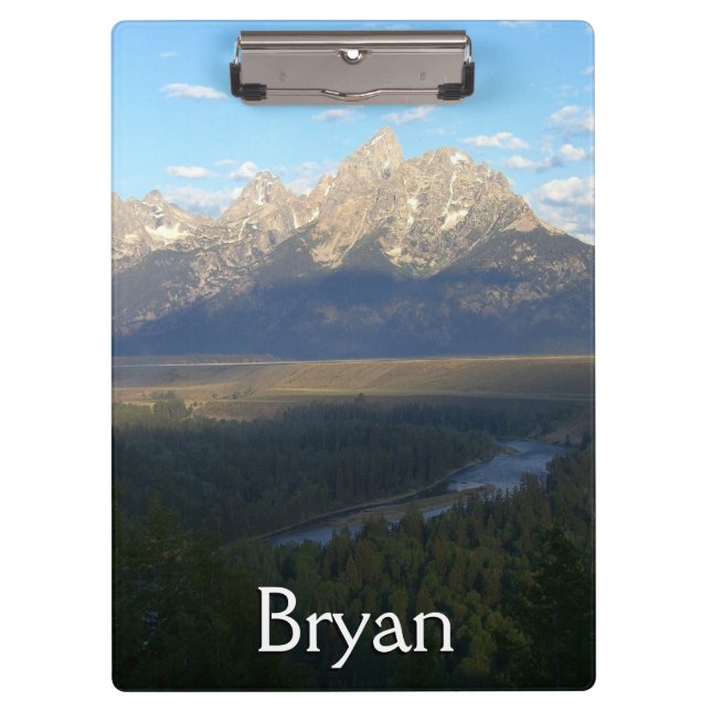 Jackson Hole Mountains (Grand Teton National Park) Clipboard (Front)