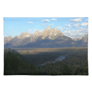 Jackson Hole Mountains (Grand Teton National Park) Cloth Placemat