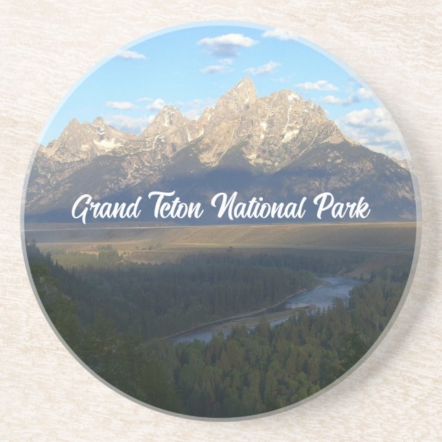 Jackson Hole Mountains (Grand Teton National Park) Coaster (Front)