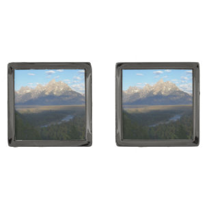 Jackson Hole Mountains (Grand Teton National Park) Cufflinks