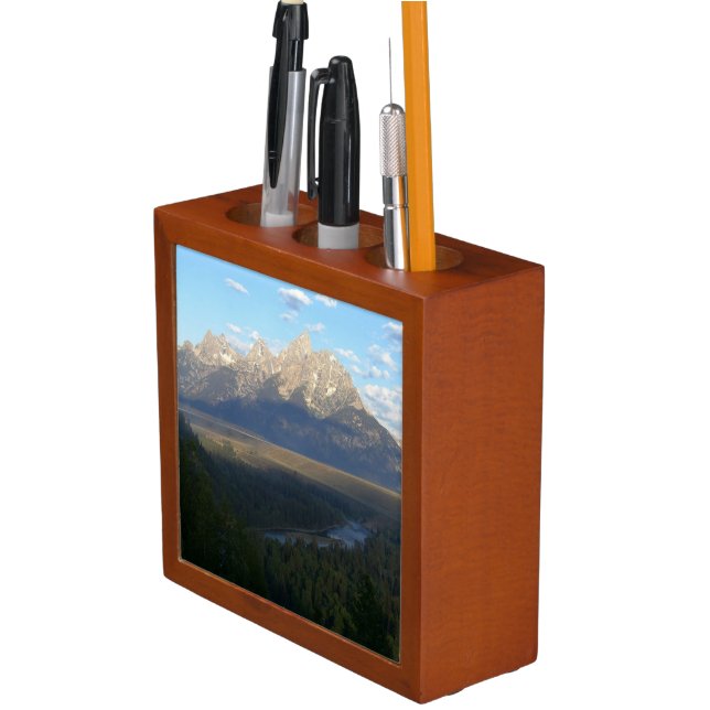 Jackson Hole Mountains (Grand Teton National Park) Desk Organizer (In Situ)