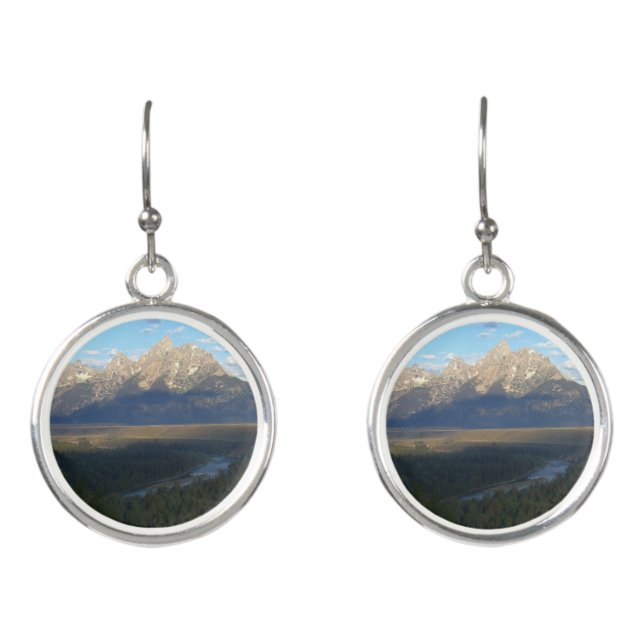 Jackson Hole Mountains (Grand Teton National Park) Earrings (Front)