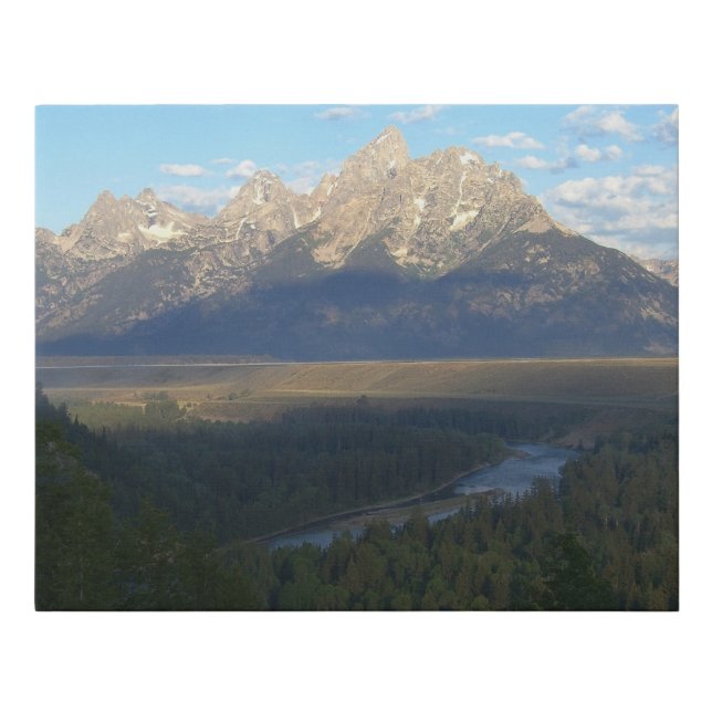Jackson Hole Mountains (Grand Teton National Park) Faux Canvas Print (Front)