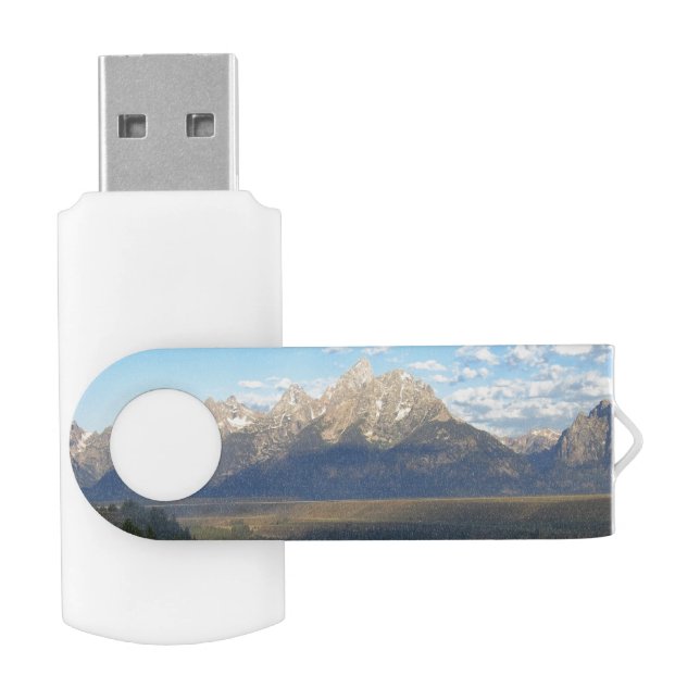 Jackson Hole Mountains (Grand Teton National Park) Flash Drive (Opened)