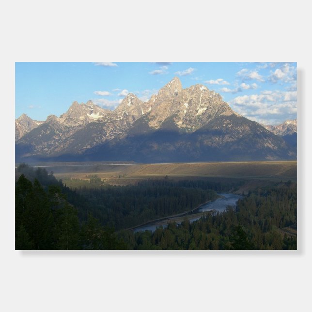 Jackson Hole Mountains (Grand Teton National Park) Foam Board (Front)