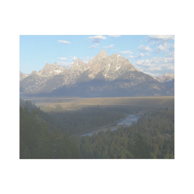 Jackson Hole Mountains (Grand Teton National Park) Gallery Wrap (Front)