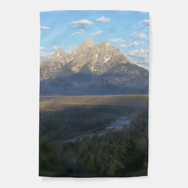 Jackson Hole Mountains (Grand Teton National Park) Garden Flag (Front)
