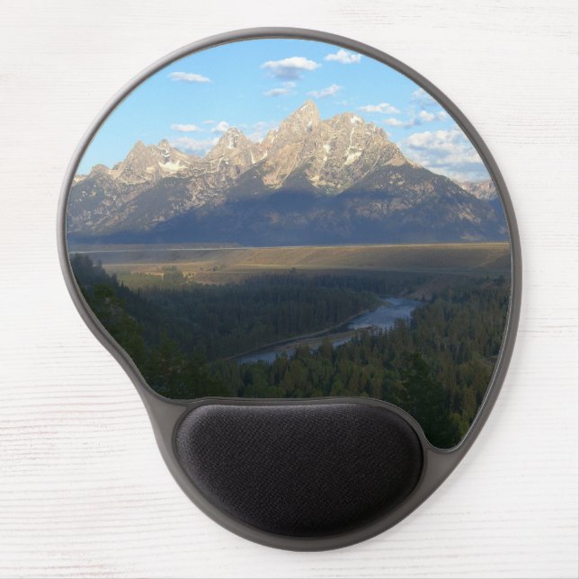Jackson Hole Mountains (Grand Teton National Park) Gel Mouse Pad (Front)