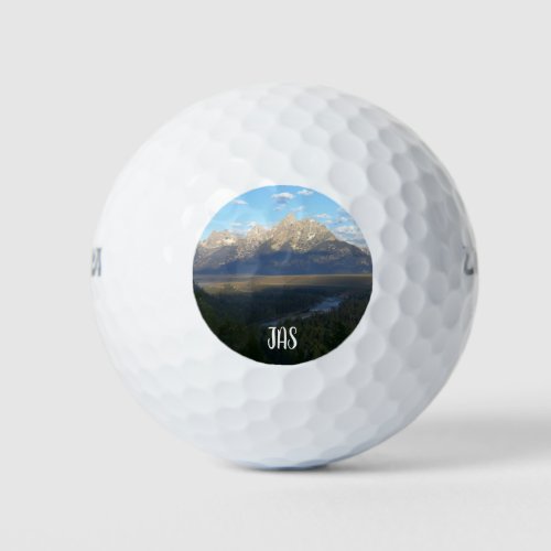 Jackson Hole Mountains Grand Teton National Park Golf Balls