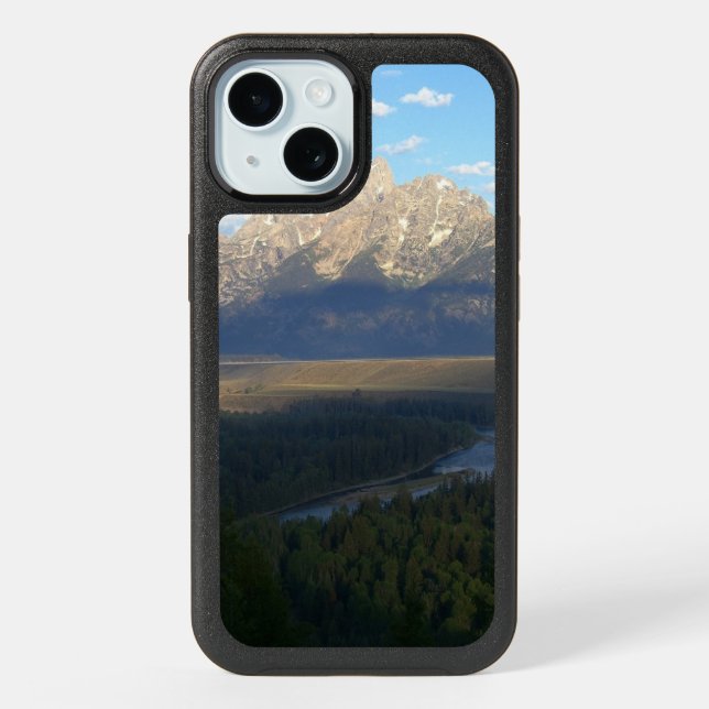 Jackson Hole Mountains (Grand Teton National Park) iPhone 15 Case (Back)