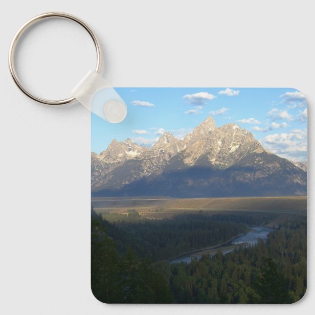 Jackson Hole Mountains (Grand Teton National Park) Keychain (Front)