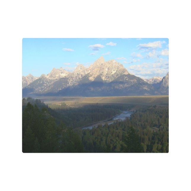 Jackson Hole Mountains (Grand Teton National Park) Metal Print (Front)