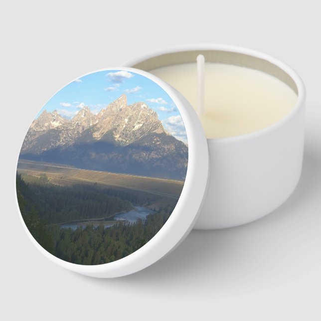Jackson Hole Mountains (Grand Teton National Park) Mini Candle Favors (Corner)