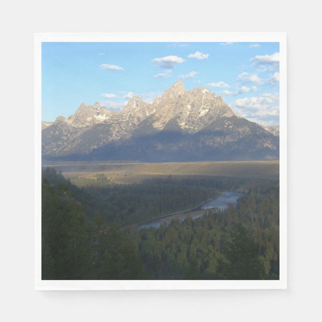 Jackson Hole Mountains (Grand Teton National Park) Napkins (Front)