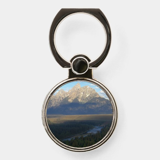 Jackson Hole Mountains (Grand Teton National Park) Phone Ring Stand (Front)