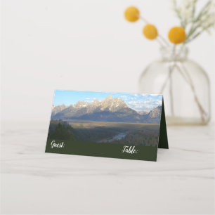 Jackson Hole Mountains (Grand Teton National Park) Place Card