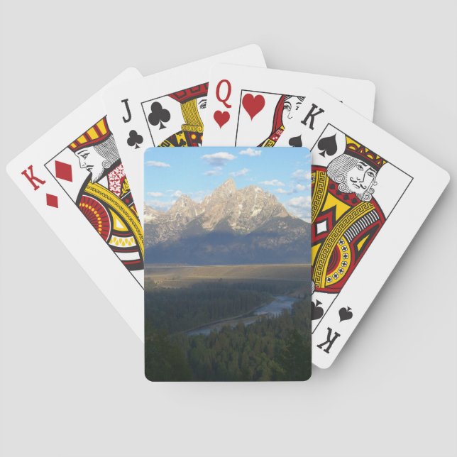 Jackson Hole Mountains (Grand Teton National Park) Poker Cards (Back)
