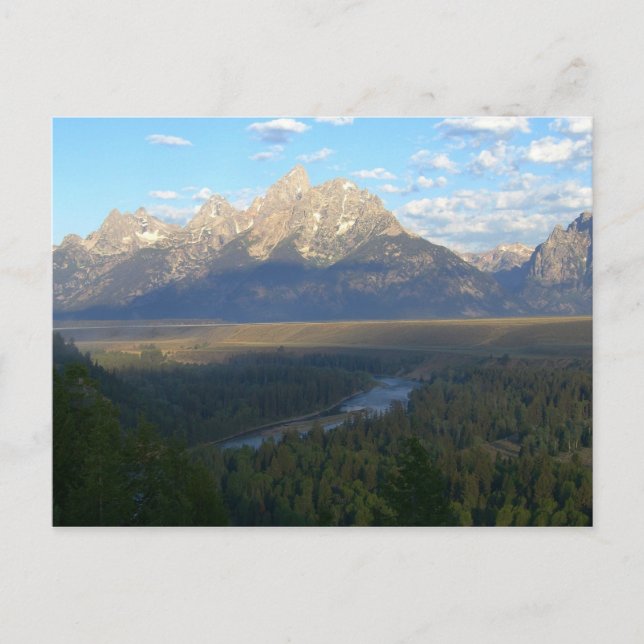 Jackson Hole Mountains (Grand Teton National Park) Postcard (Front)