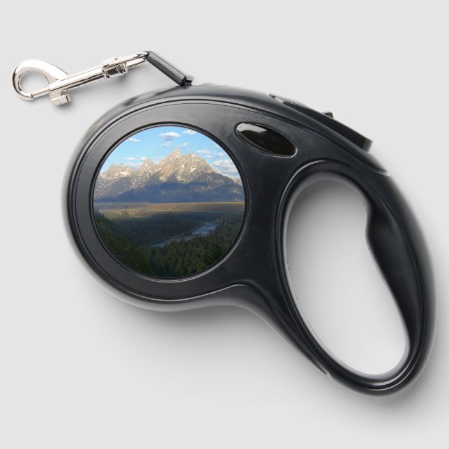 Jackson Hole Mountains (Grand Teton National Park) Retractable Pet Leash (Front)