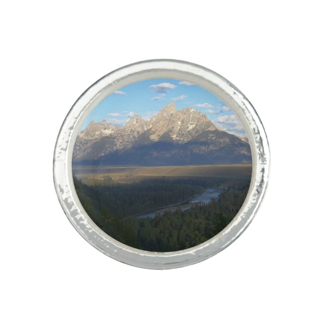 Jackson Hole Mountains (Grand Teton National Park) Ring (Front)