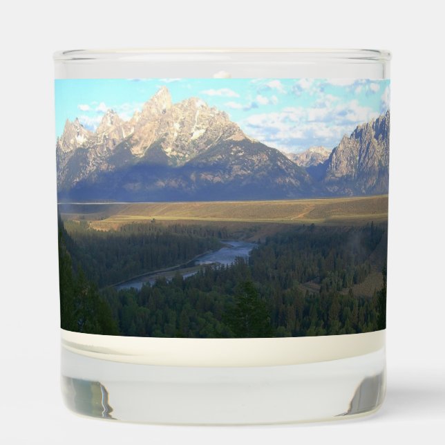 Jackson Hole Mountains (Grand Teton National Park) Scented Candle (Front)