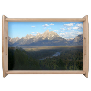 Jackson Hole Mountains (Grand Teton National Park) Serving Tray