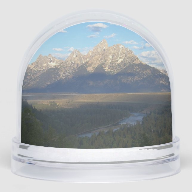 Jackson Hole Mountains (Grand Teton National Park) Snow Globe (Front)
