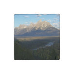 Jackson Hole Mountains (Grand Teton National Park) Stone Magnet