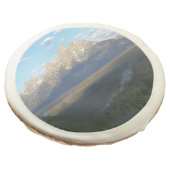Jackson Hole Mountains (Grand Teton National Park) Sugar Cookie (Angled)