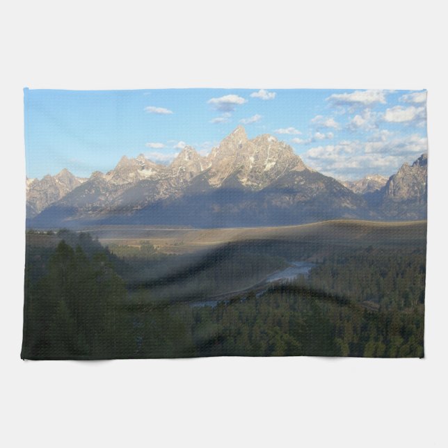Jackson Hole Mountains (Grand Teton National Park) Towel (Horizontal)