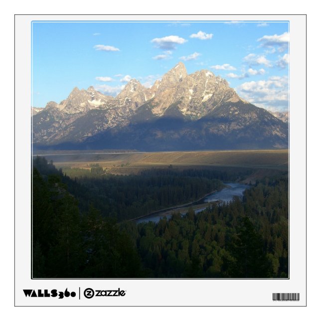Jackson Hole Mountains (Grand Teton National Park) Wall Sticker (Front)