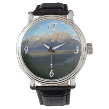 Jackson Hole Mountains (grand Teton National Park) Watch by mlewallpapers at Zazzle